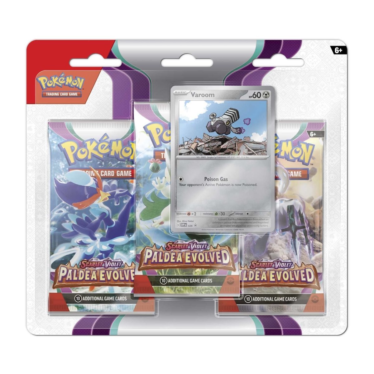 Paldea Evolved 3-pack Blister Varoom