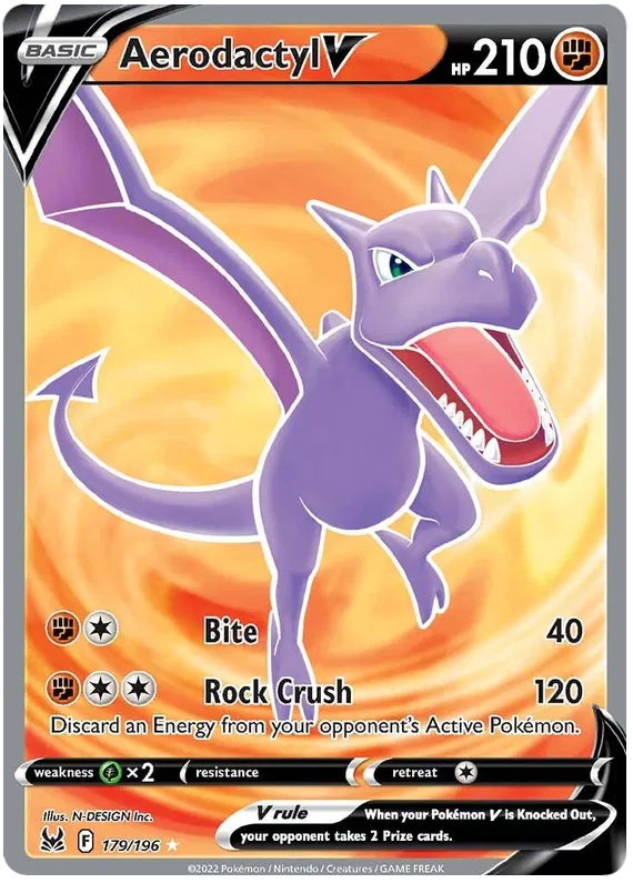 Aerodactyl V 179/196 Lost Origin