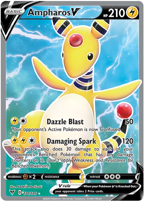 Ampharos V 171/185 Sword & Shield Vivid Voltage