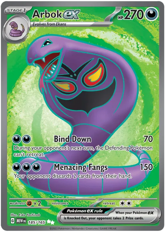 Arbok ex 185/165 Scarlet & Violet 151