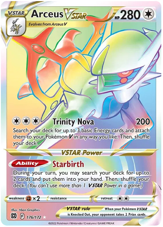 Arceus VSTAR 176/172 Sword & Shield Brilliant Stars