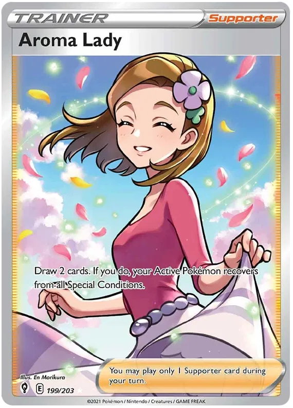 Aroma Lady 199/203 Sword & Shield Evolving Skies