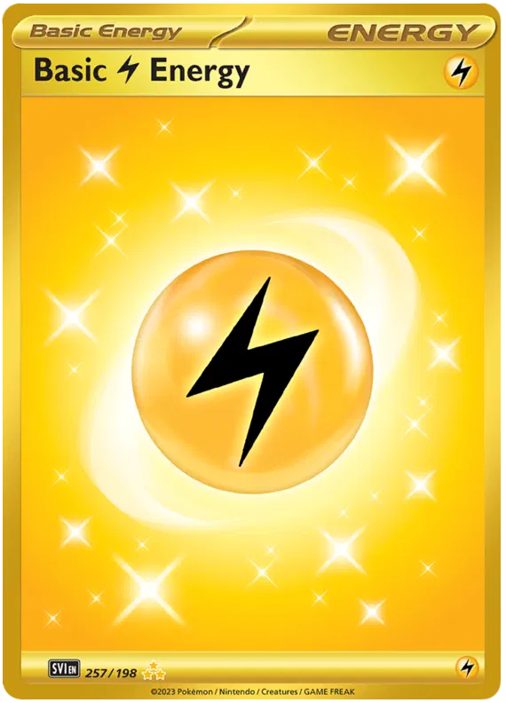 Basic Lightning Energy 257/198 Scarlet Violet Base Set