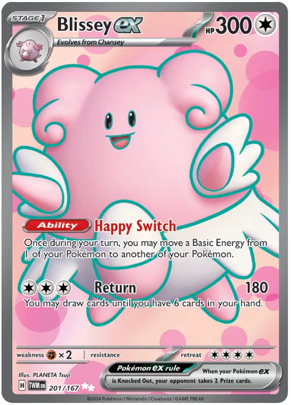 Blissey ex 201/167 Twilight Masquerade