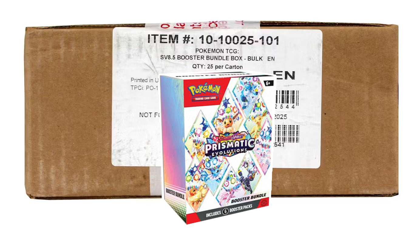 Prismatic Evolutions Booster Bundle Case