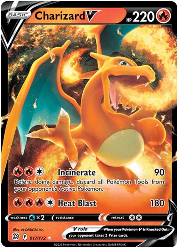 Charizard V 017/172 Sword & Shield Brilliant Stars