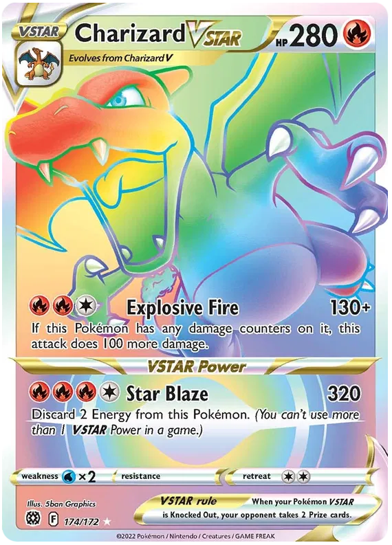 Charizard VSTAR 174/172 Sword & Shield Brilliant Stars
