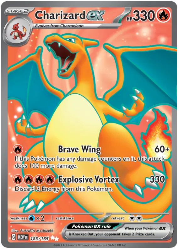 Charizard ex 183/165 Scarlet & Violet 151