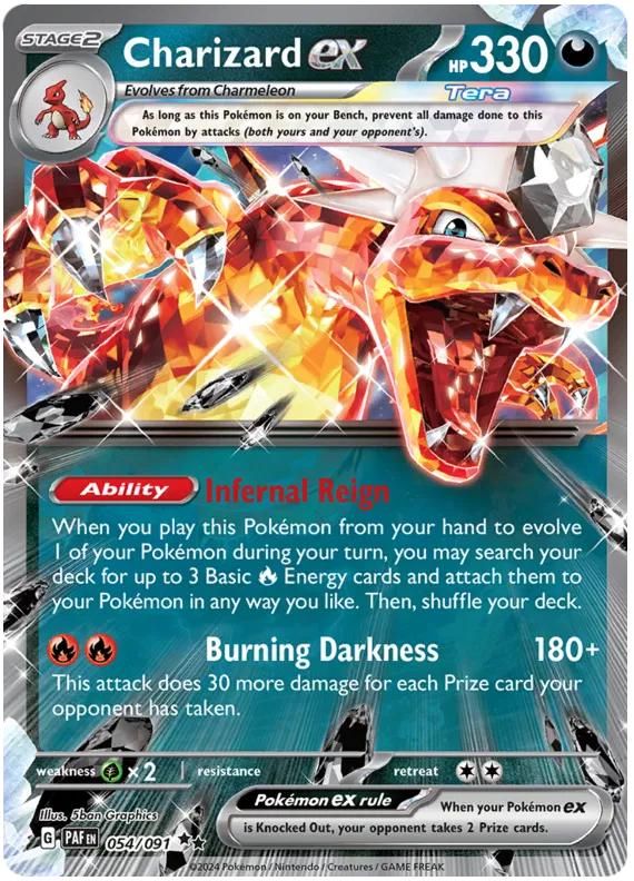 Charizard ex 54/91 Paldean Fates
