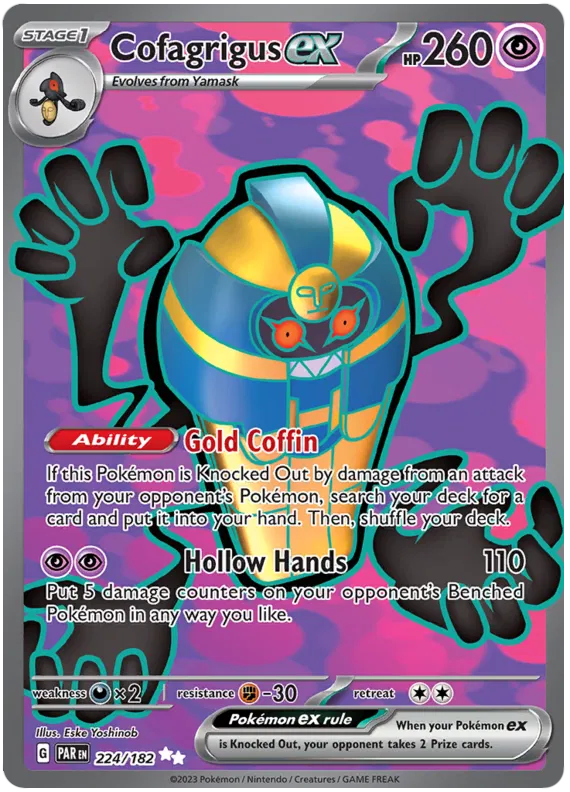 Cofagrigus ex 224/182 Paradox Rift