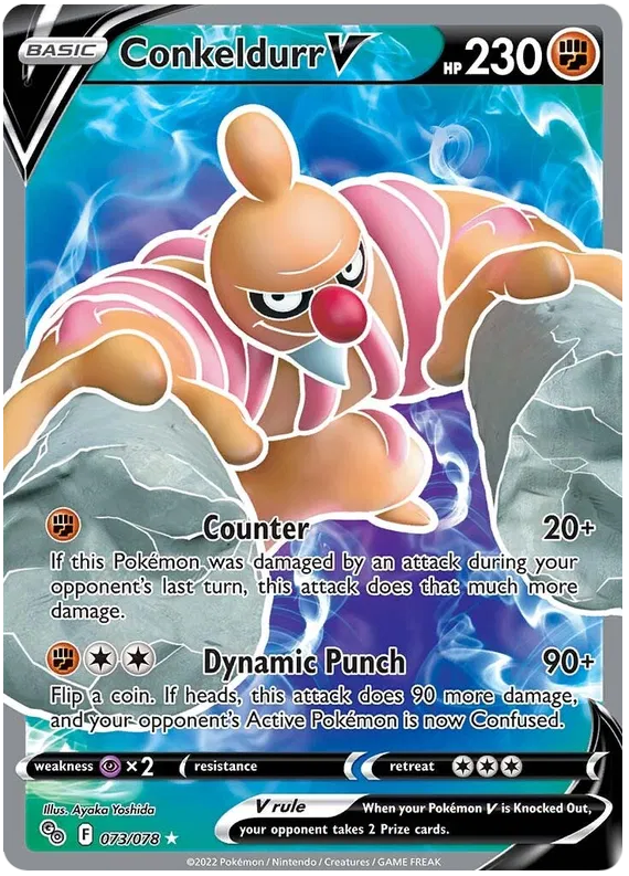 Conkeldurr V 73/78 Pokemon Go