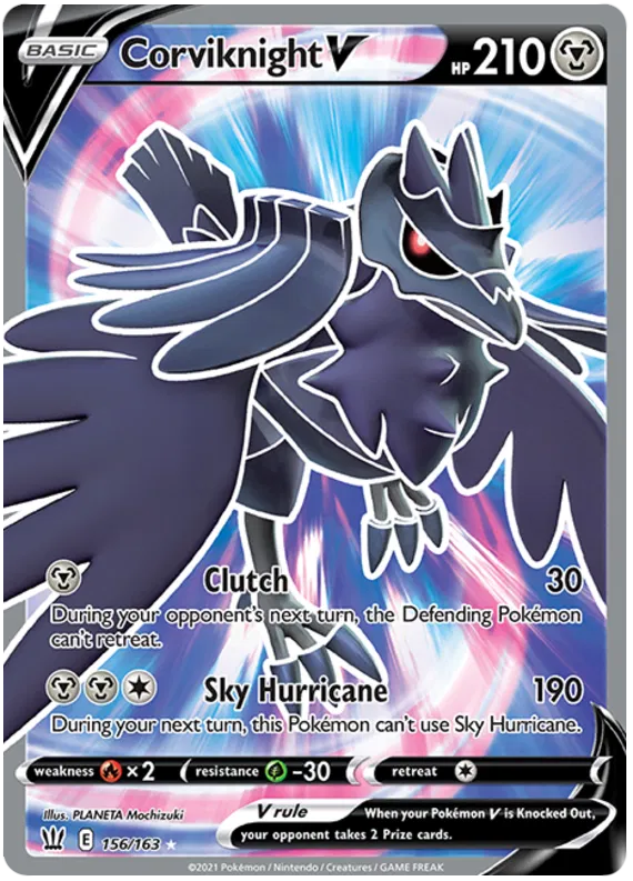 Corviknight V 156/163 Sword & Shield Battle Styles