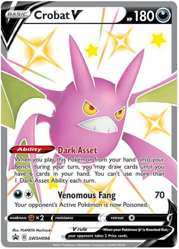 Crobat V SWSH098 Sword & Shield Promo