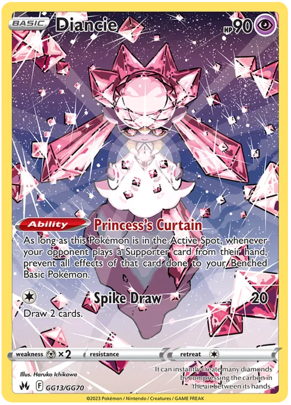 Diancie GG13/GG70 Crown Zenith Galarian Gallery