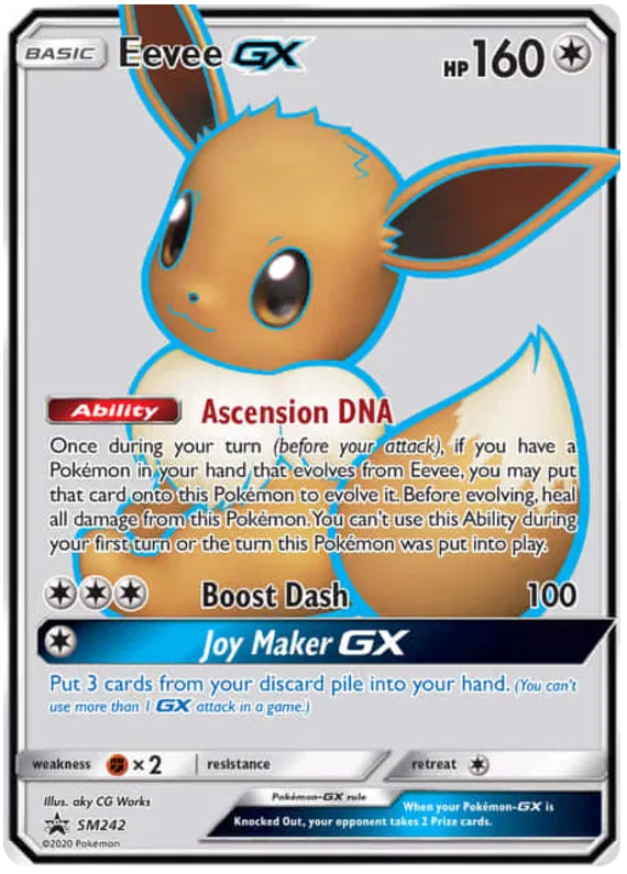 Eevee GX SM242 Sun & Moon Promos