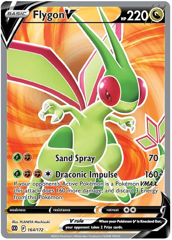Flygon V 164/172 Sword & Shield Brilliant Stars