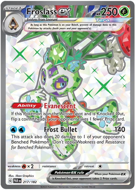 Froslass ex 217/182 Paradox Rift