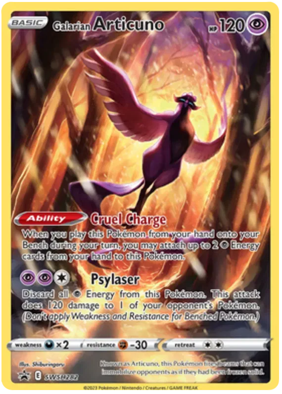 Galarian Articuno SWSH282 Sword & Shield Promo