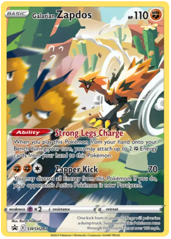 Galarian Zapdos SWSH283 Sword & Shield Promo
