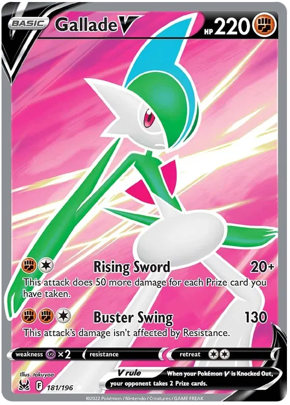 Gallade V 181/196 Lost Origin