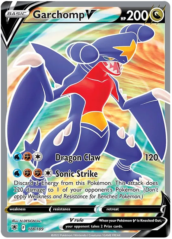 Garchomp V 178/189 Sword & Shield Astral Radiance