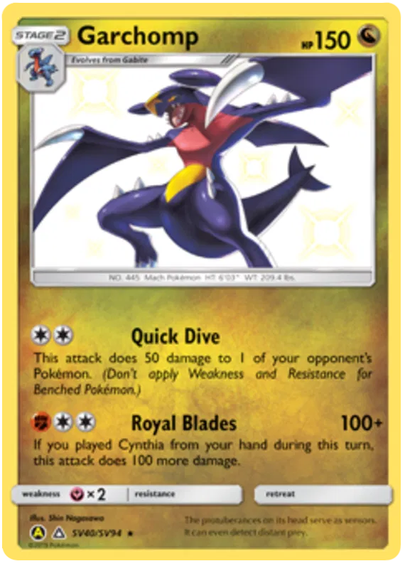 Garchomp SV40/SV94 Hidden Fates