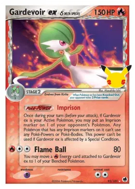 Gardevoir EX 93/101 Sword & Shield Celebrations