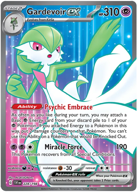 Gardevoir ex 228/198 Scarlet Violet Base Set