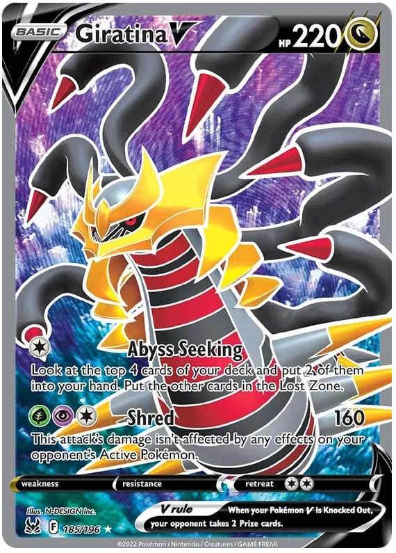 Giratina V 185/196 Lost Origin