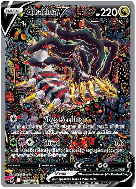Giratina V 186/196 Lost Origin