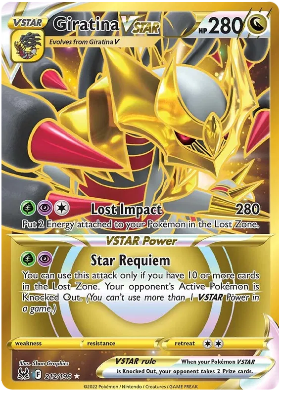Giratina VSTAR 212/196 Lost Origin