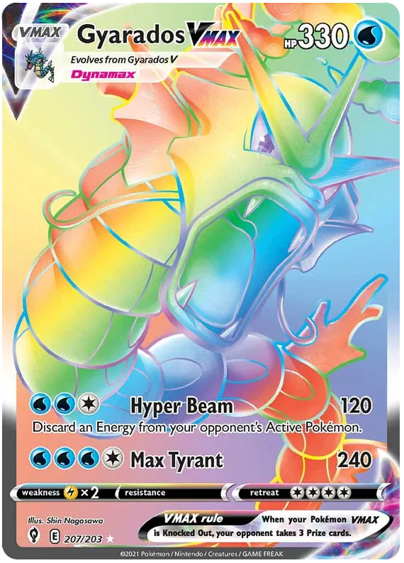 Gyarados VMAX 207/203 Sword & Shield Evolving Skies