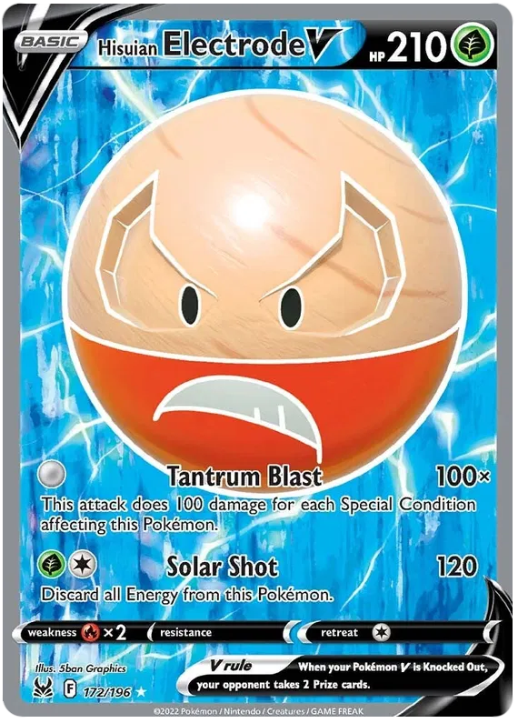 Hisuian Electrode V 172/196 Lost Origin