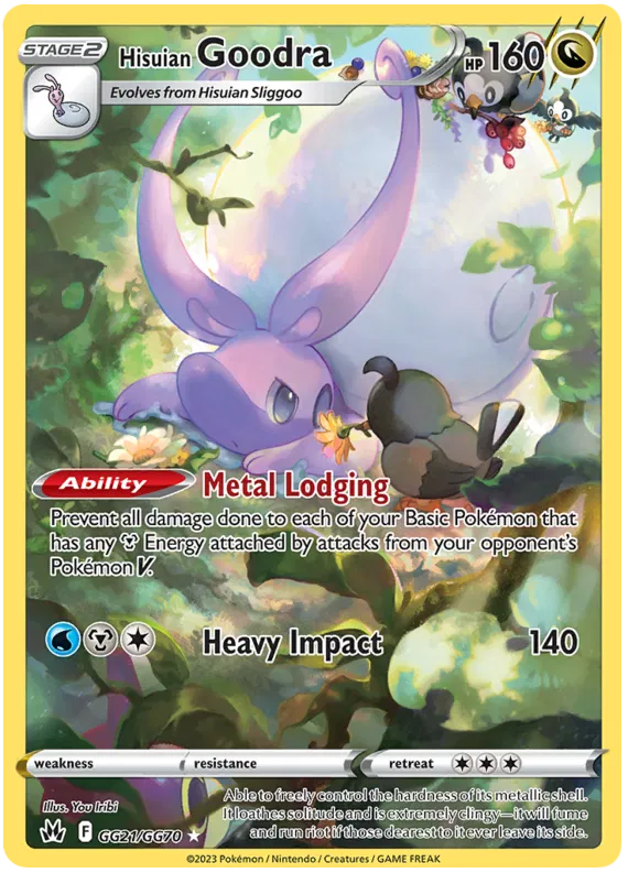 Hisuian Goodra GG21/GG70 Crown Zenith Galarian Gallery