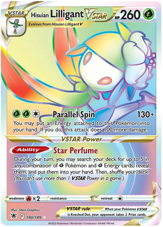 Hisuian Lilligant VSTAR 190/189 Sword & Shield Astral Radiance