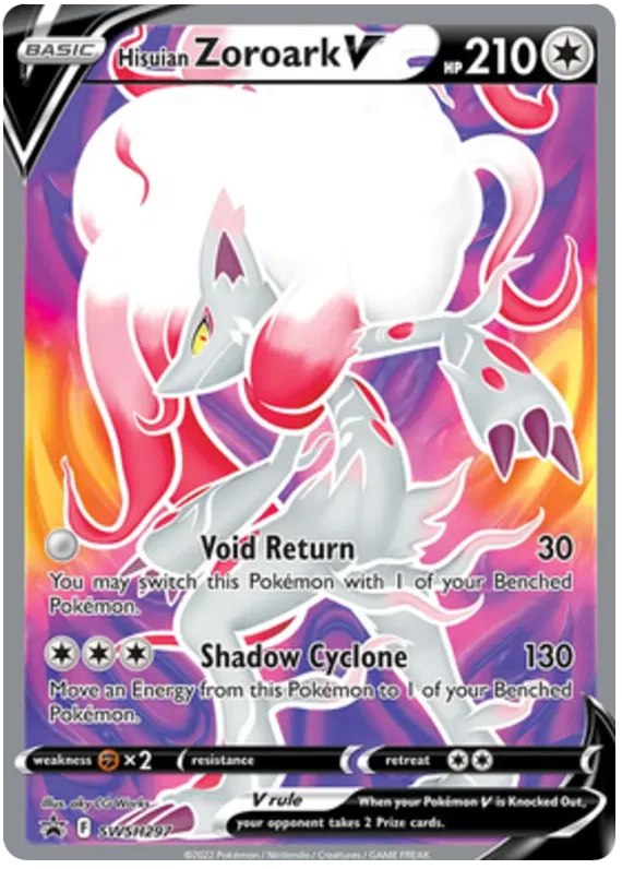 Hisuian Zoroark V SWSH297 Sword & Shield Promo