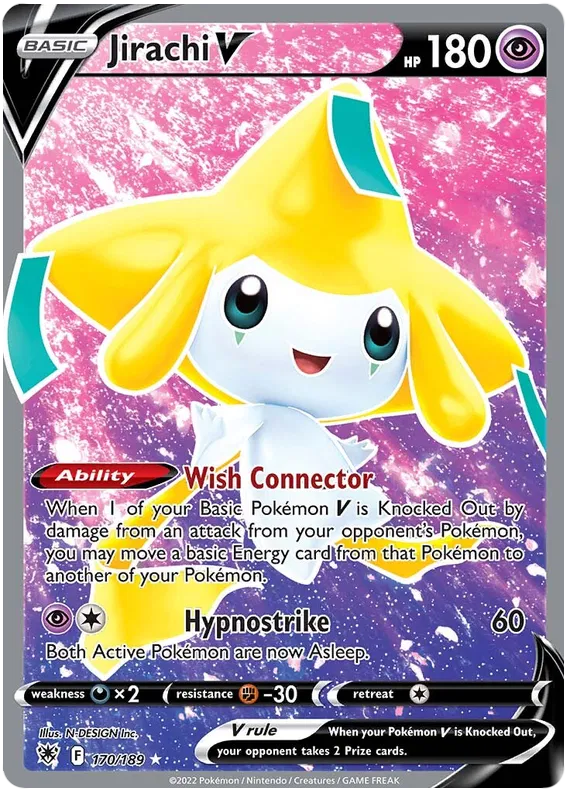 Jirachi V 170/189 Sword & Shield Astral Radiance