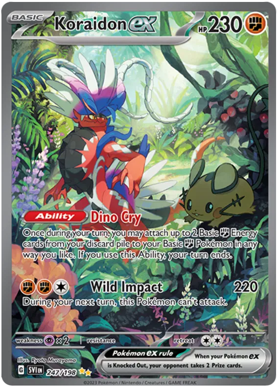Koraidon ex 247/198 Scarlet Violet Base Set