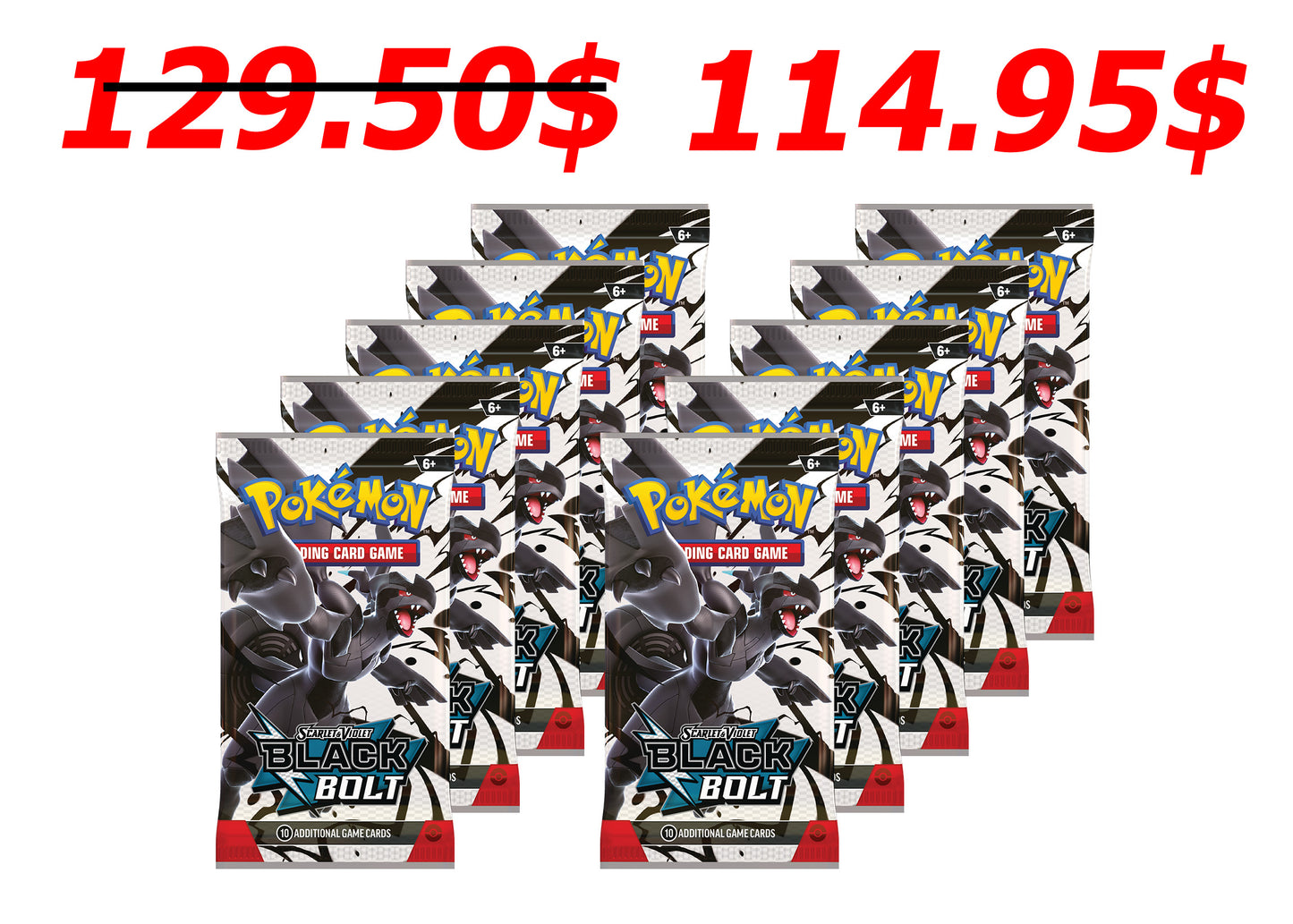 Black Bolt 10x Booster Pack Bundle