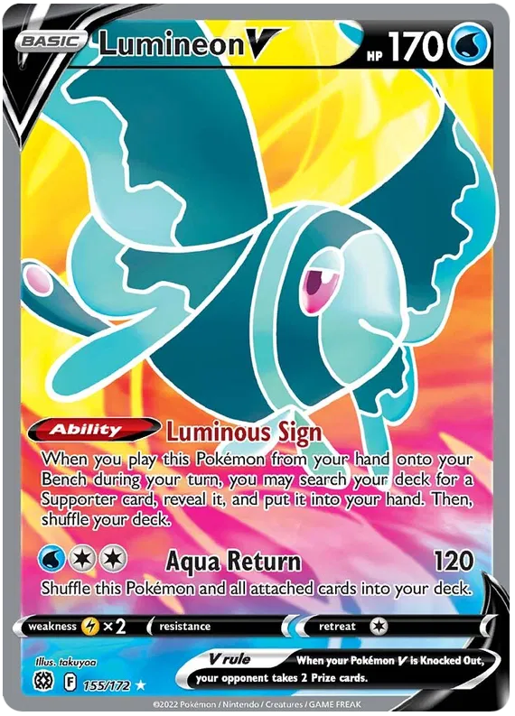 Lumineon V 155/172 Sword & Shield Brilliant Stars