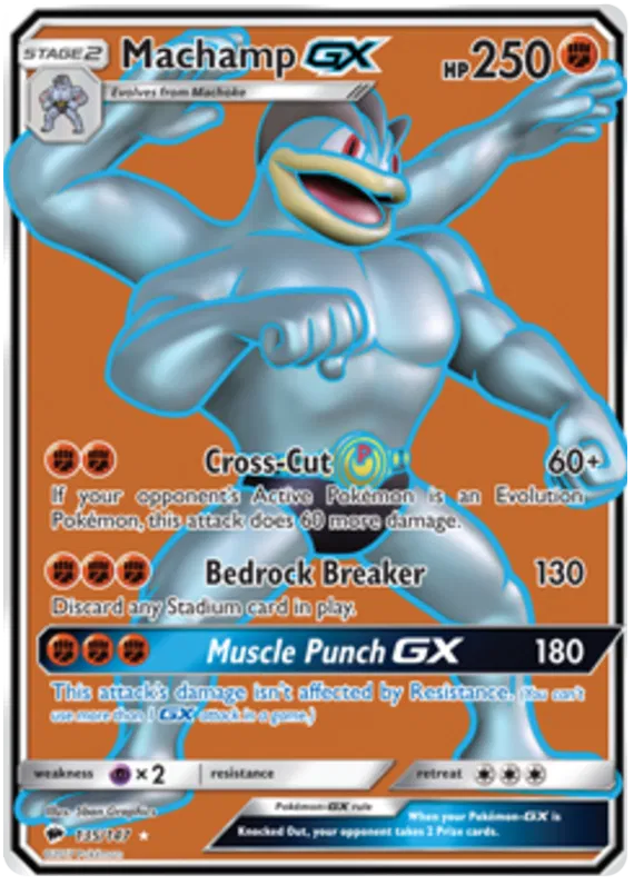 Machamp GX 135/147 Burning Shadows