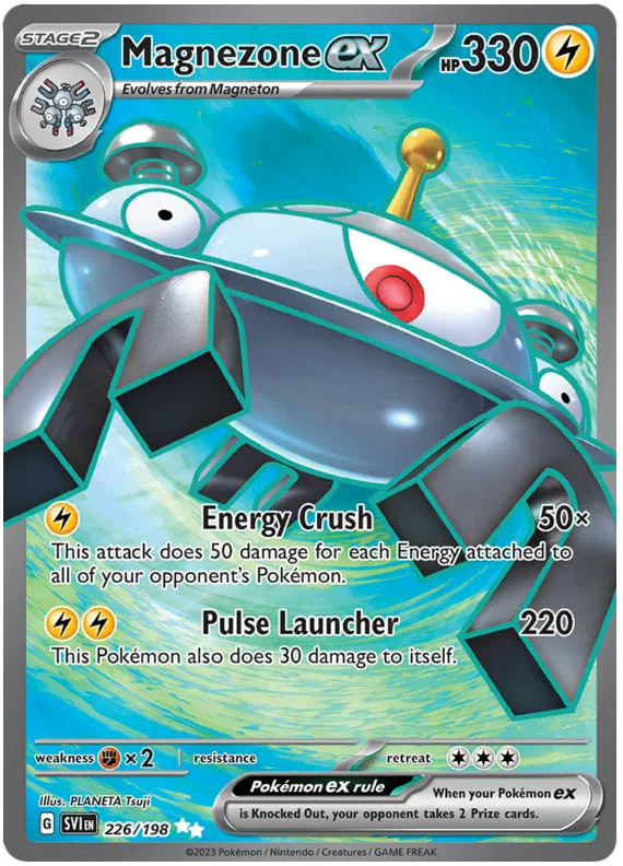 Magnezone ex 226/198 Scarlet Violet Base Set