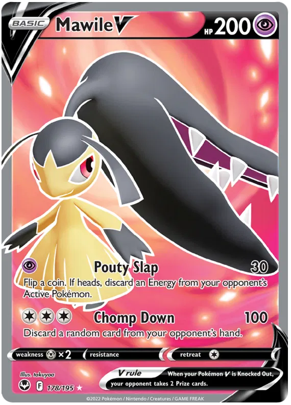 Mawile V 178/195 Silver Tempest
