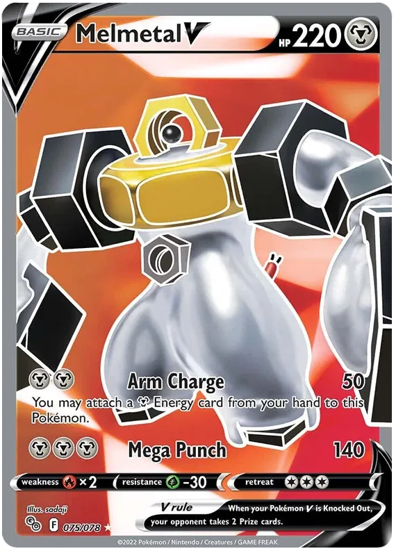 Melmetal V 75/78 Pokemon Go