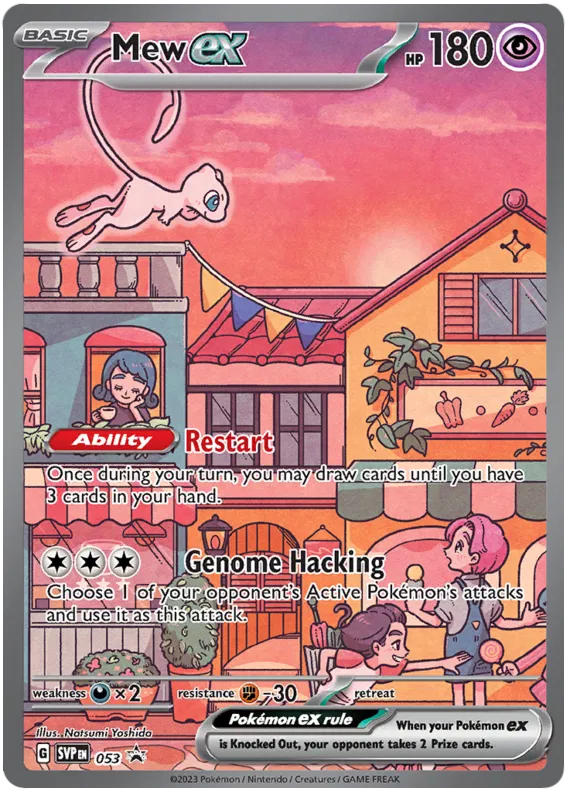Mew ex 053 Scarlet & Violet Promo