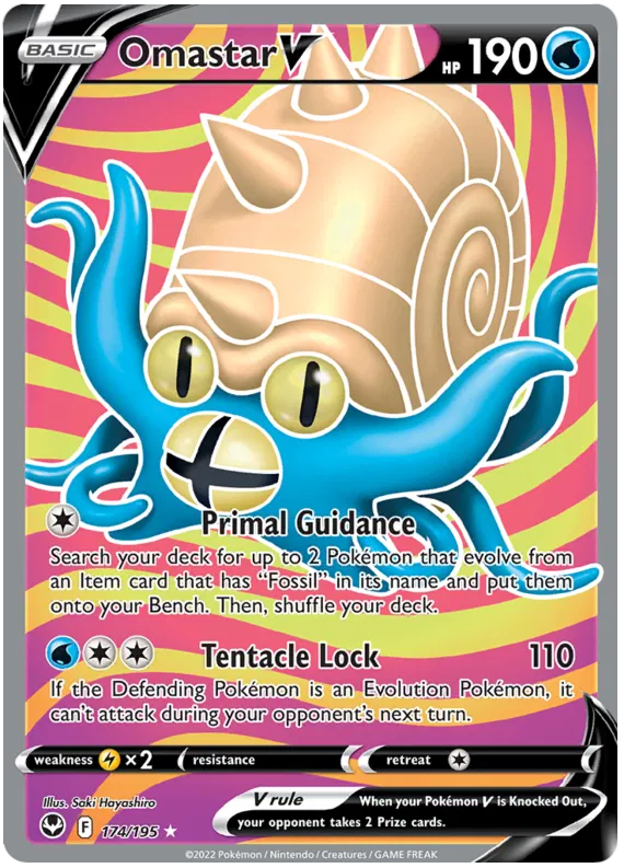 Omastar V 174/195 Silver Tempest