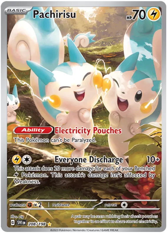 Pachirisu 208/198 Scarlet Violet Base Set