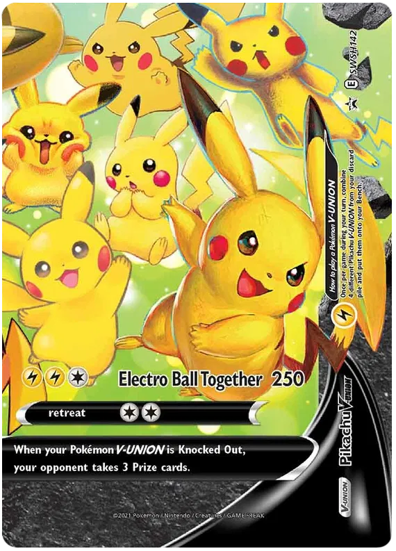 Pikachu V-UNION SWSH142 Sword & Shield Promo