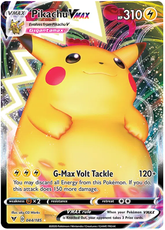 Pikachu VMAX 044/185 Sword & Shield Vivid Voltage