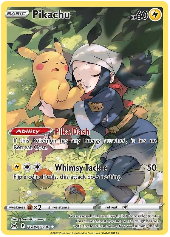 Pikachu TG05/TG30 Lost Origin Trainer Gallery